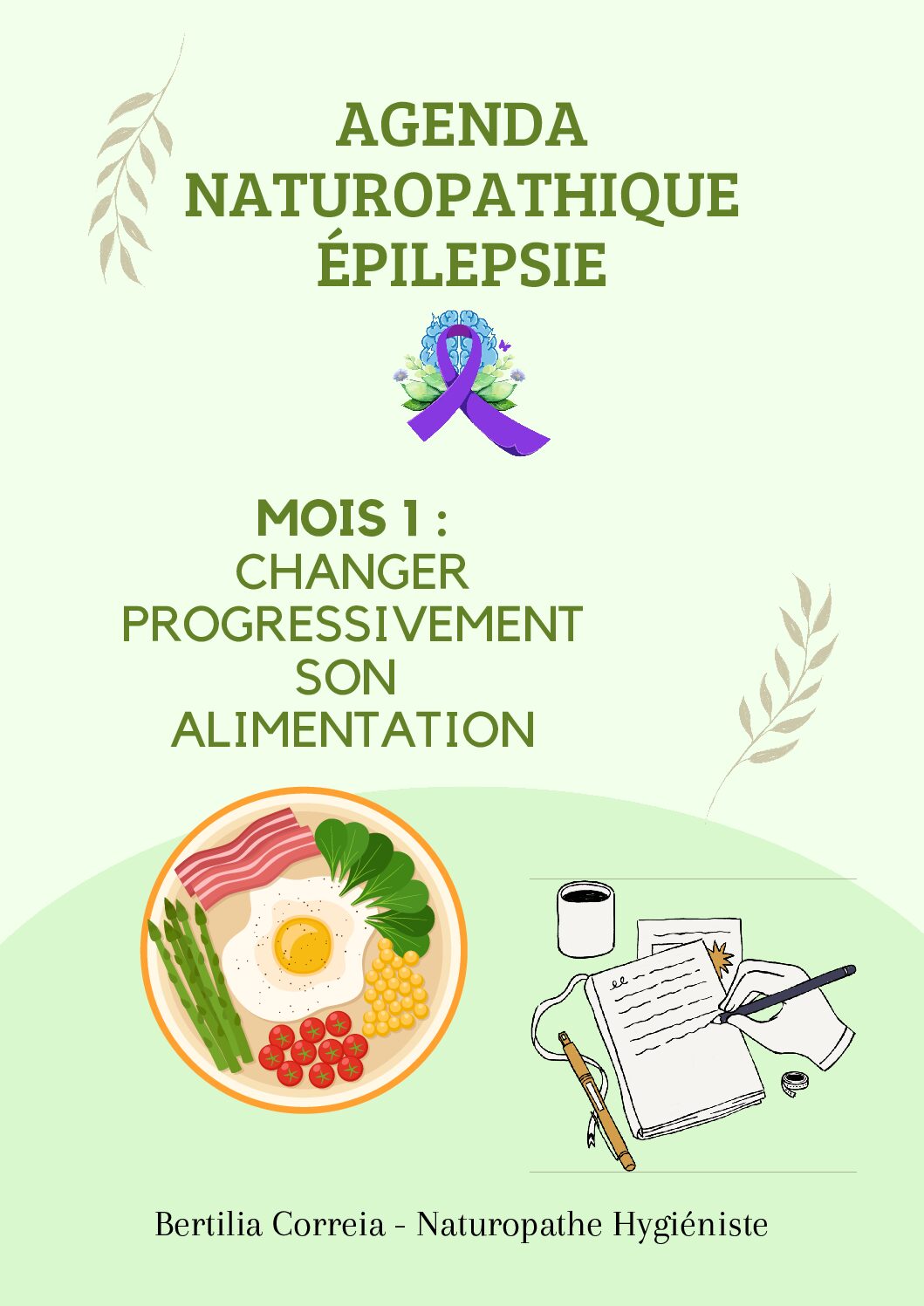 Agenda épilepsie Mois 1 Changer progressivement son alimentation